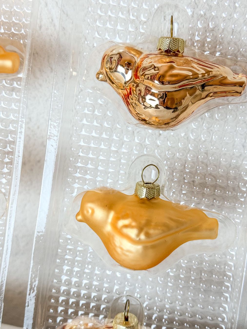 Tutte le decorazioni: Goldene Vogel Weihnachtsbaumschmuck, 12 Stk. – Nuovo e nell'imballaggio originale da Galmiz venduto da Wichtel25 3