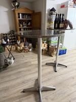 Stehtisch rund Metall H:110cm D:70cm Gastro Bar