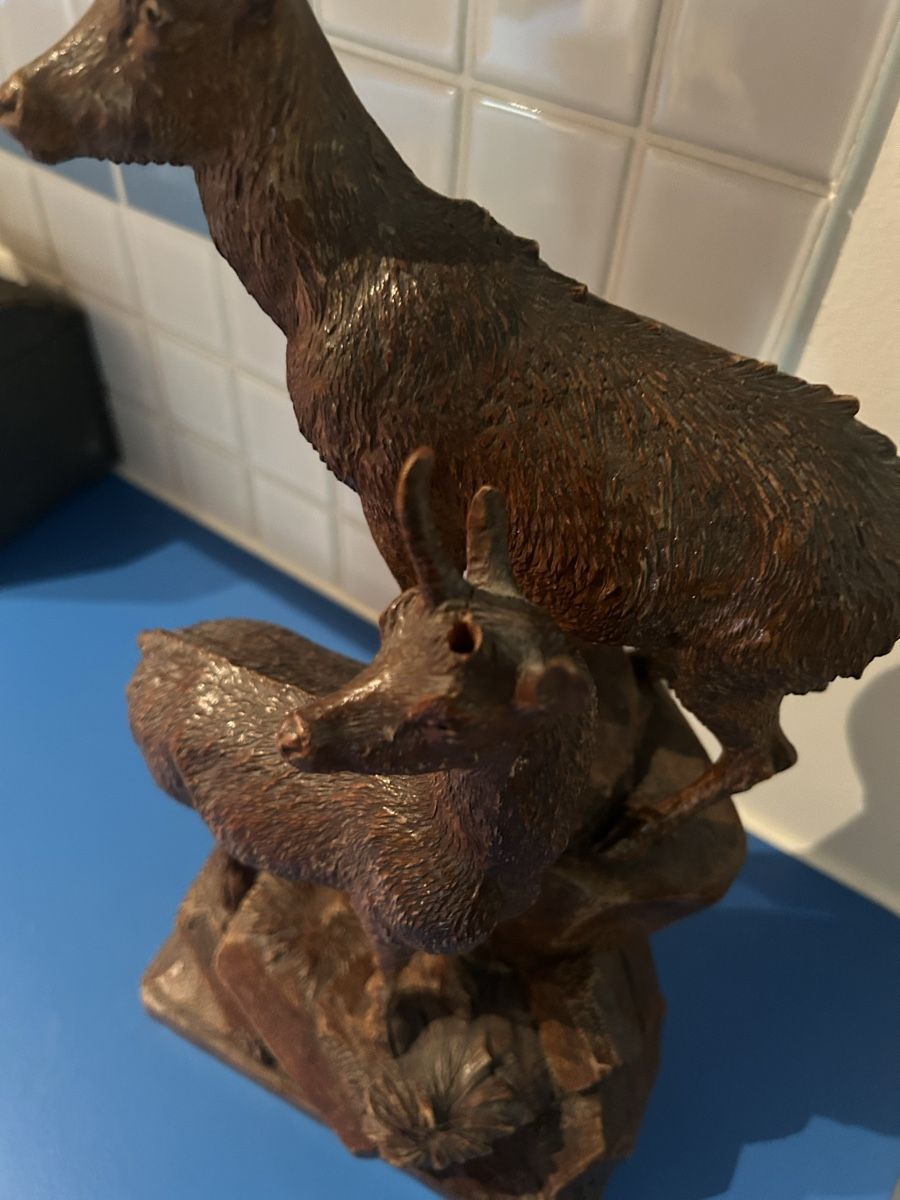 Sculture & Statue: Schöne Skulptur Gämse  – Usato da Bülach venduto da larson27 5