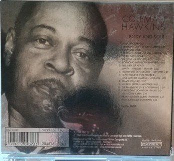 CD: Body and Soul - Coleman Hawkins - include "When Day is Done" – Usato da Unterbäch venduto da yohanson 1