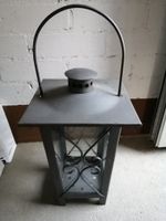 Laterne Vintage massiv Metall/ Glas für Outdoor