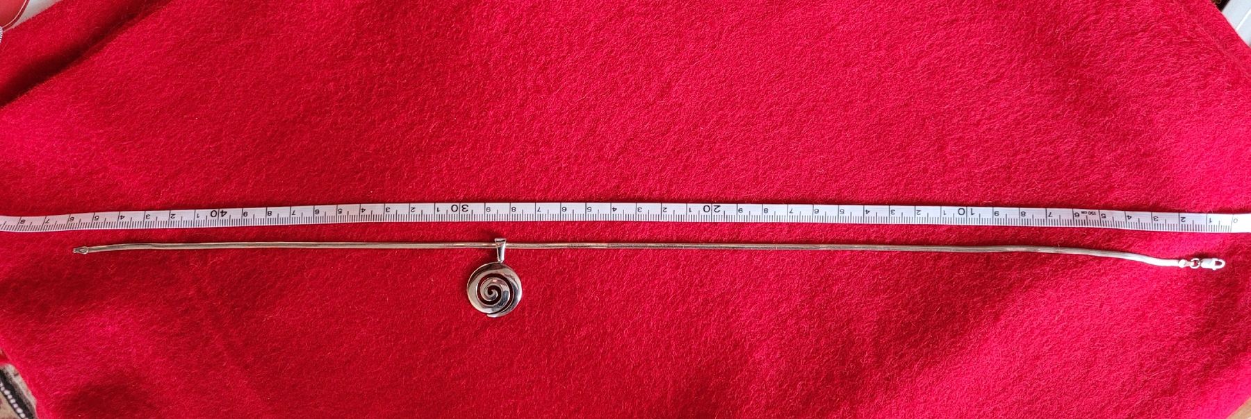 Catenine: Silberkette mit Anhänger - Pendant and Chain - Silver 925 – Usato da Genève venduto da Litmus 6