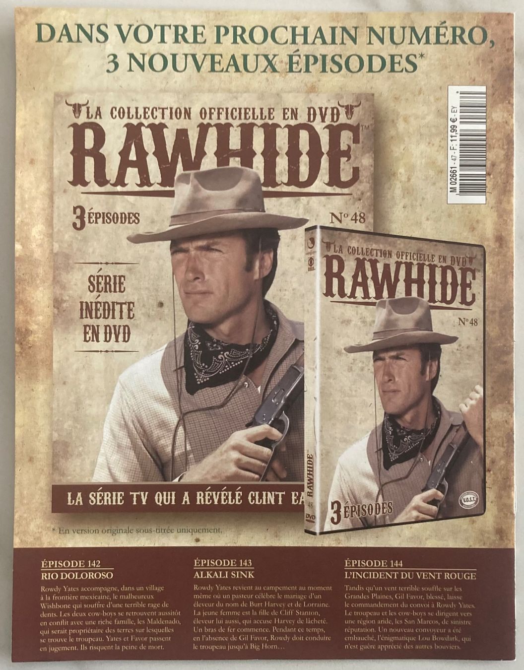Alle DVDs: CLINT EASTWOOD - RAWHIDE N°47 – Gebraucht aus Poliez-Pittet von Newtown-Records 2