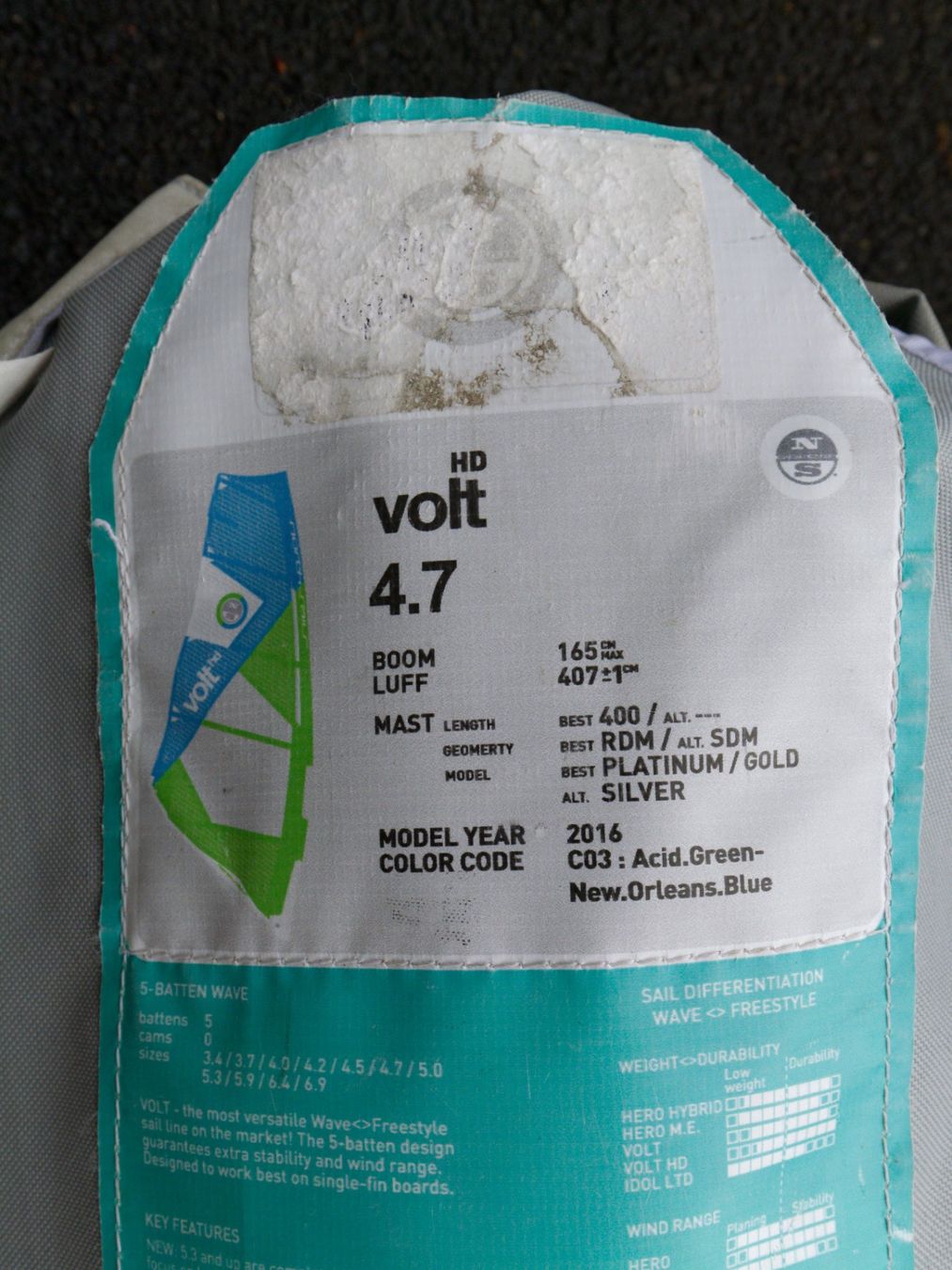 Surfen: Voile windsurf 4.7 – Gebraucht aus Versoix von ant_v79f 1