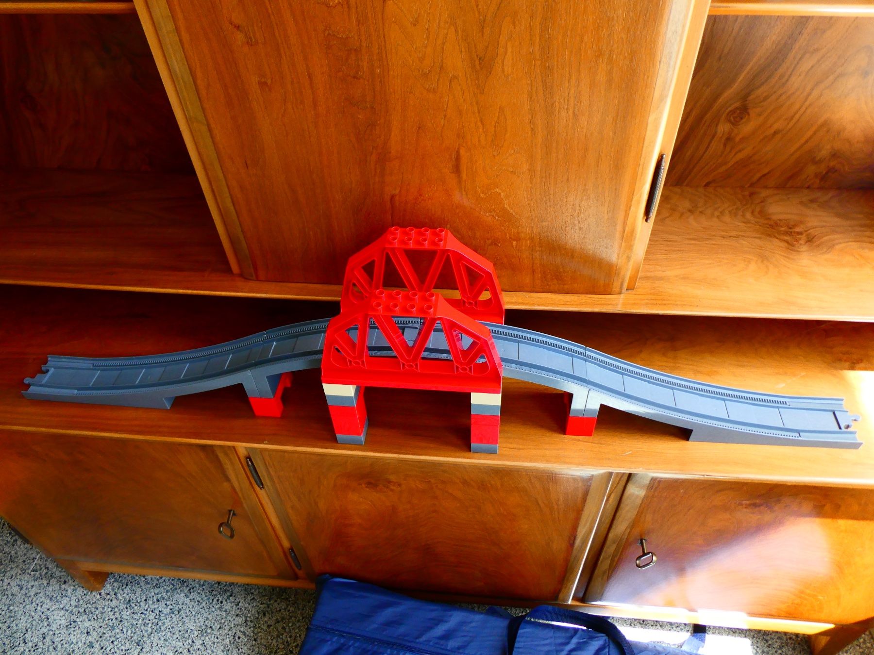 Lego Giocattoli: Lego Duplo Eisenbahnbrücke – Usato da Rafz venduto da Powacaddy