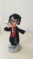 Poupée Harry Potter crochetée fait main avec Hedwige