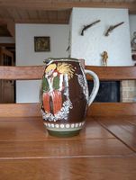 Kohler Biel Keramikkanne, Krug mit Trachtenpaar Motiv