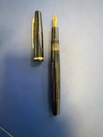 Füllfederhalter Soennecken 101L Goldfeder 585 schwarz