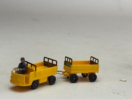 EB- Wiking Elektrokarren mit Anhänger gelb