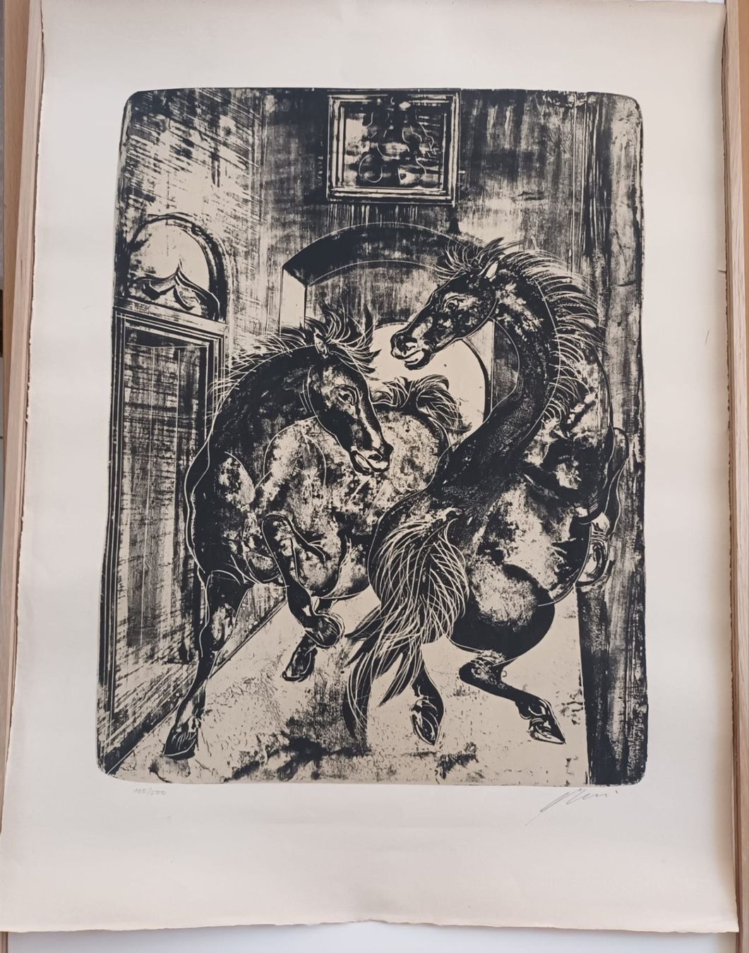 Grafica & Litografie: Erni lithographie Signiert, Mit widmung – Usato da zurich venduto da ARTMYART 1