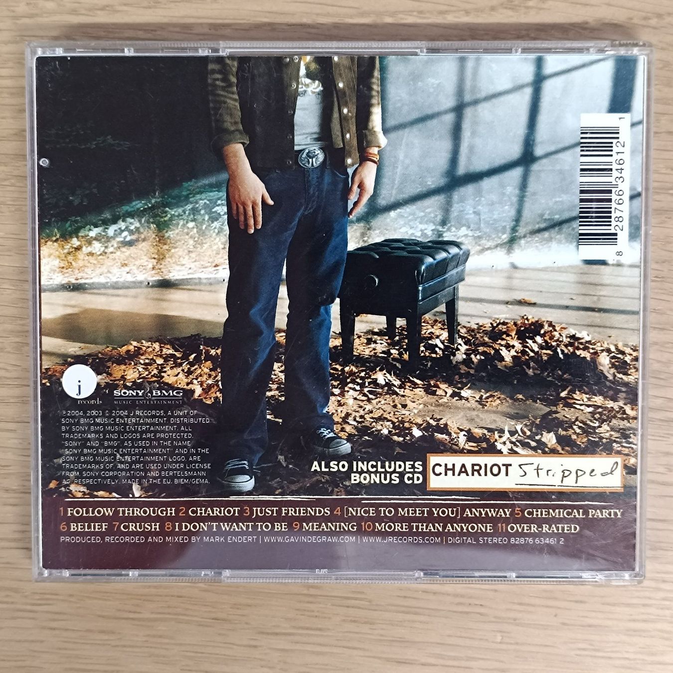 CD: Gavin DeGraw - Chariot (2-CD Special Edition)  F24 – Usato da Sessa venduto da fraenklishop 1