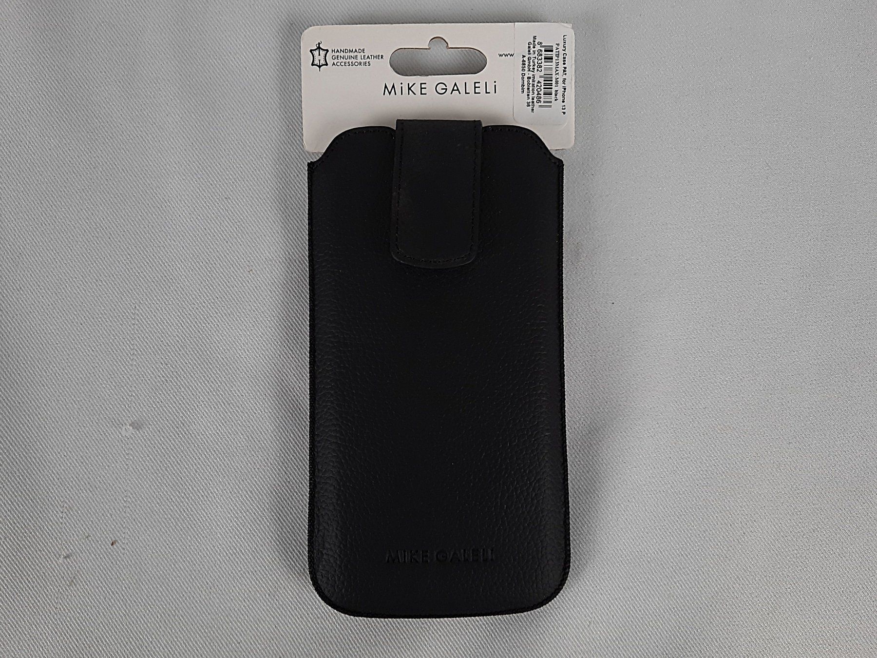Covers & Schutzfolien: MIKE GALELI Pouch-Style Echtleder Etui black – Neu (gemäss Beschreibung) aus Beinwil am See von Restwert_Beinwil