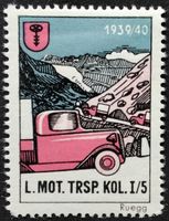 Soldatenmarke 2.WK, L Mot Trsp Kol I/5, gelbl, Wi Trsp 34a
