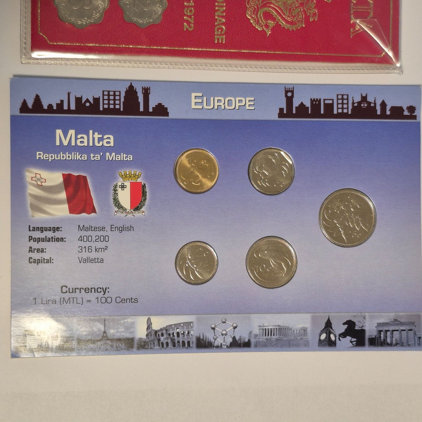 Alle Münzen: 2 x Malta - Münzsatz – Gebraucht aus Schlieren von num.boutique 2