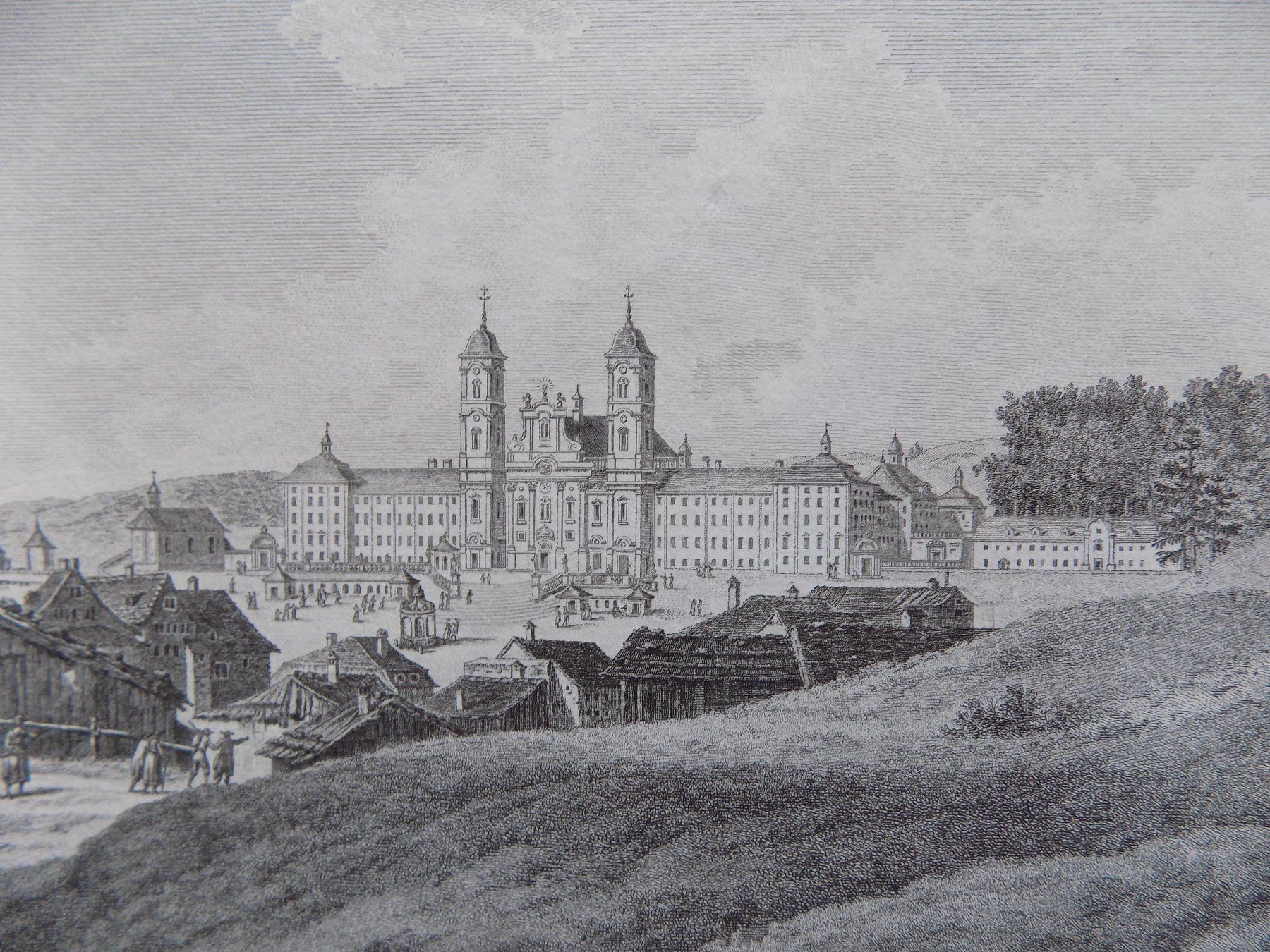Gravures: Vue de l'abbey Einsiedeln – D'occasion à Risch par Rischli15 9