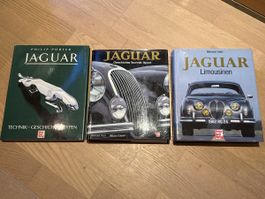 3 Jaguar Bücher über Geschichte, Typen & Technik -470 Seiten