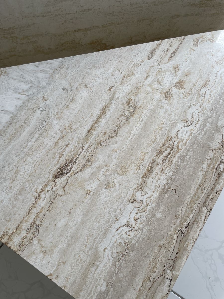 Tische: Travertine Coffee Table Set, Unique Design – Gebraucht aus Waedenswil von Paps04 5