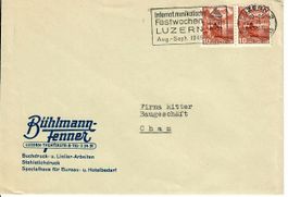 Brief, Bühlmann Fenner Luzern 1945