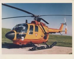 Pressefoto Bo-105CB Mexikanische Marine auf Kodak Fotopapier