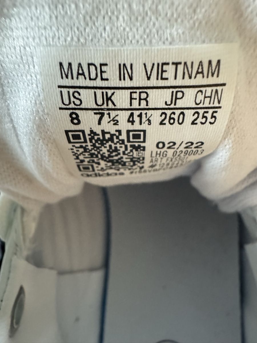 Adidas Scarpe da uomo: Sneaker Stan Smith weiss/blau Gr 41 – Nuovo (secondo la descrizione) da Rotkreuz venduto da Servette1 2