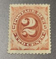 USA 1879-91 alte postage due briefmarke