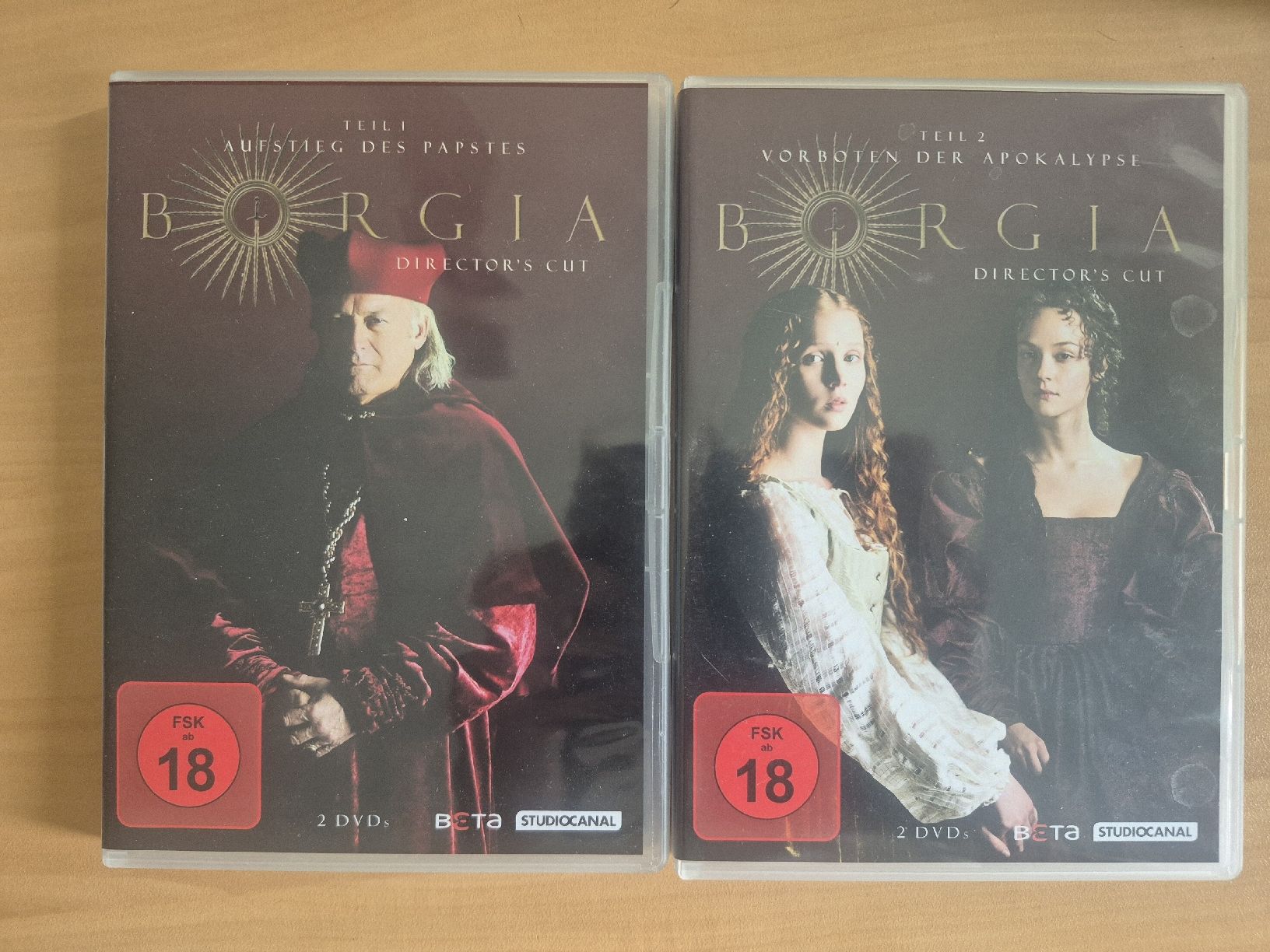 Alle DVDs: Borgia Director's Cut Teil 1 & 2 2 DVDs – Gebraucht aus Speicher von Jodel100