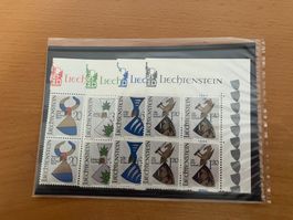 LIECHTENSTEIN Viererblock 1966 WAPPEN III