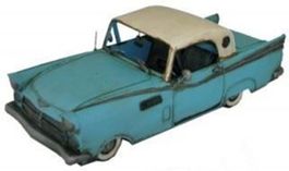 Blechmodell-BLAUER AMI SCHLITTEN