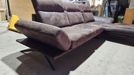 XXL Sofalandschaft Echt-Leder braun Marke XOOON (NP 7500Chf)