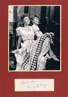 Margaret Hayes 1913-77 Autogramm signiert Vintage Karte