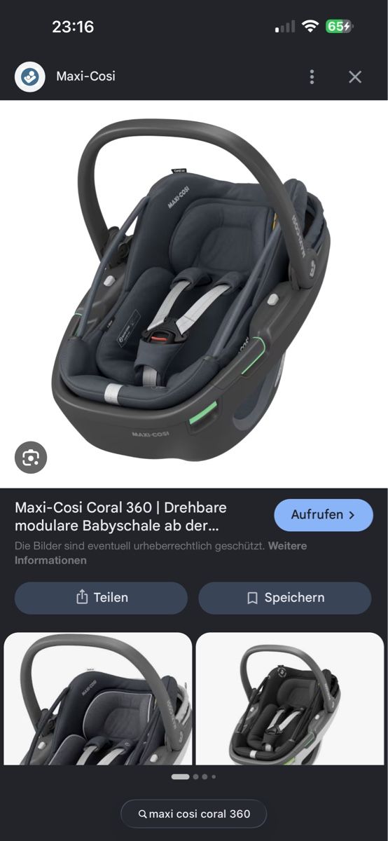 Maxi-Cosi Kinderwagen: Maxi Cosi Lila XP+ – Gebraucht aus Thörigen von LittleBlondi02 2