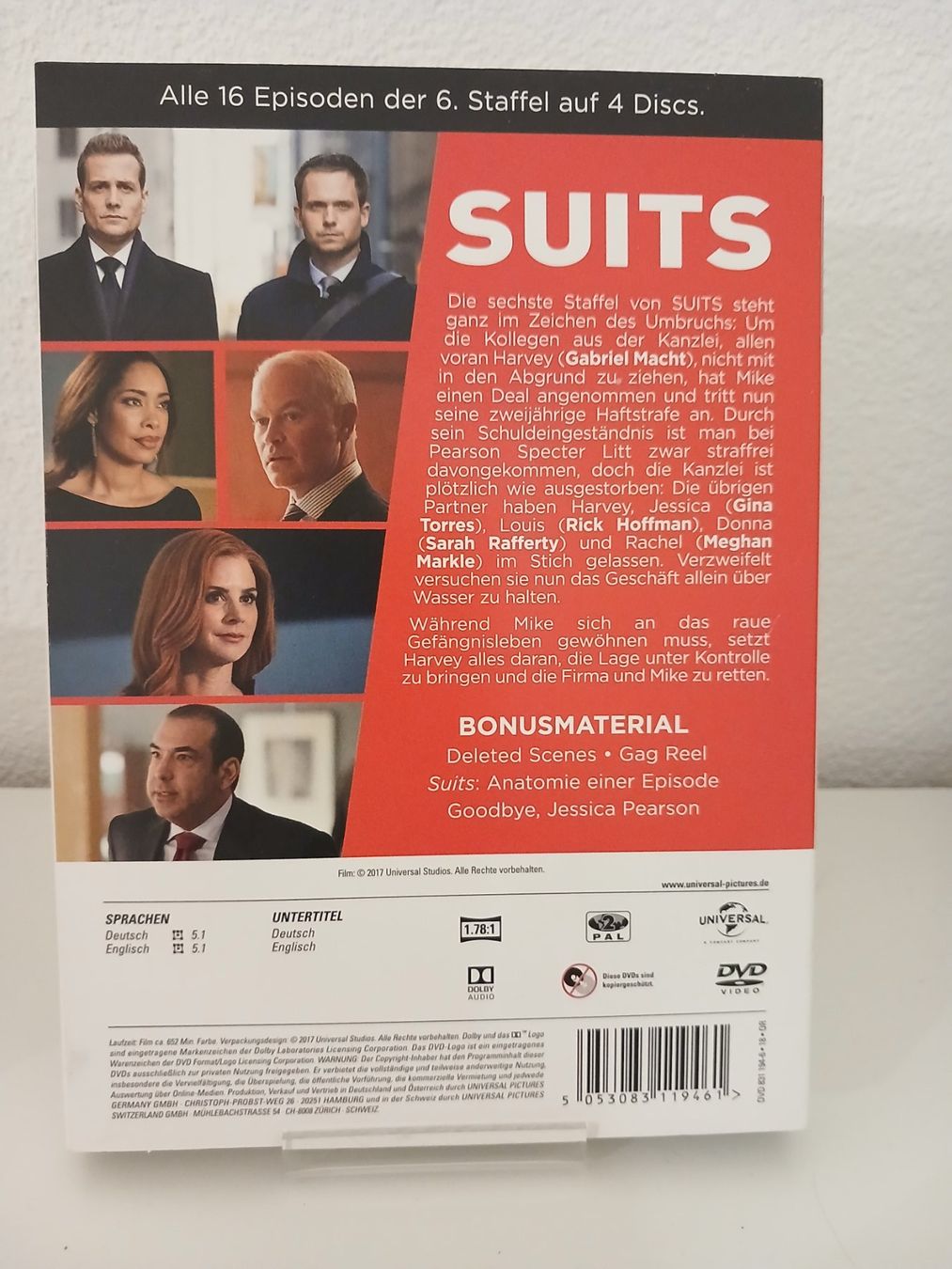 Tutti i DVDs: Suits-Staffel 6 – Usato da St. Margrethen SG venduto da SamusAran 1