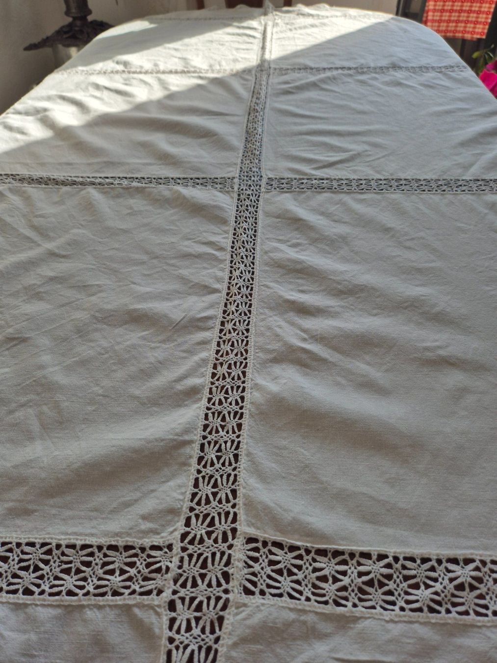 Sonstige Tischwäsche: Tischdecke, Halbleinen, Vintage! – Gebraucht aus Bern von aronari 2