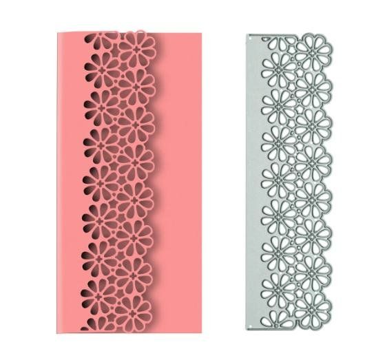 Sciablone: Neue Stanzschablone Blumenbordüre – Nuovo e nell'imballaggio originale da Effretikon venduto da wenuss