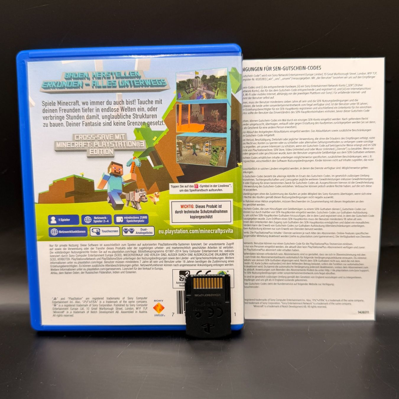 Sony Giochi: Minecraft Playstation Edition Psvita – Usato da Düdingen venduto da Nerdworld 1