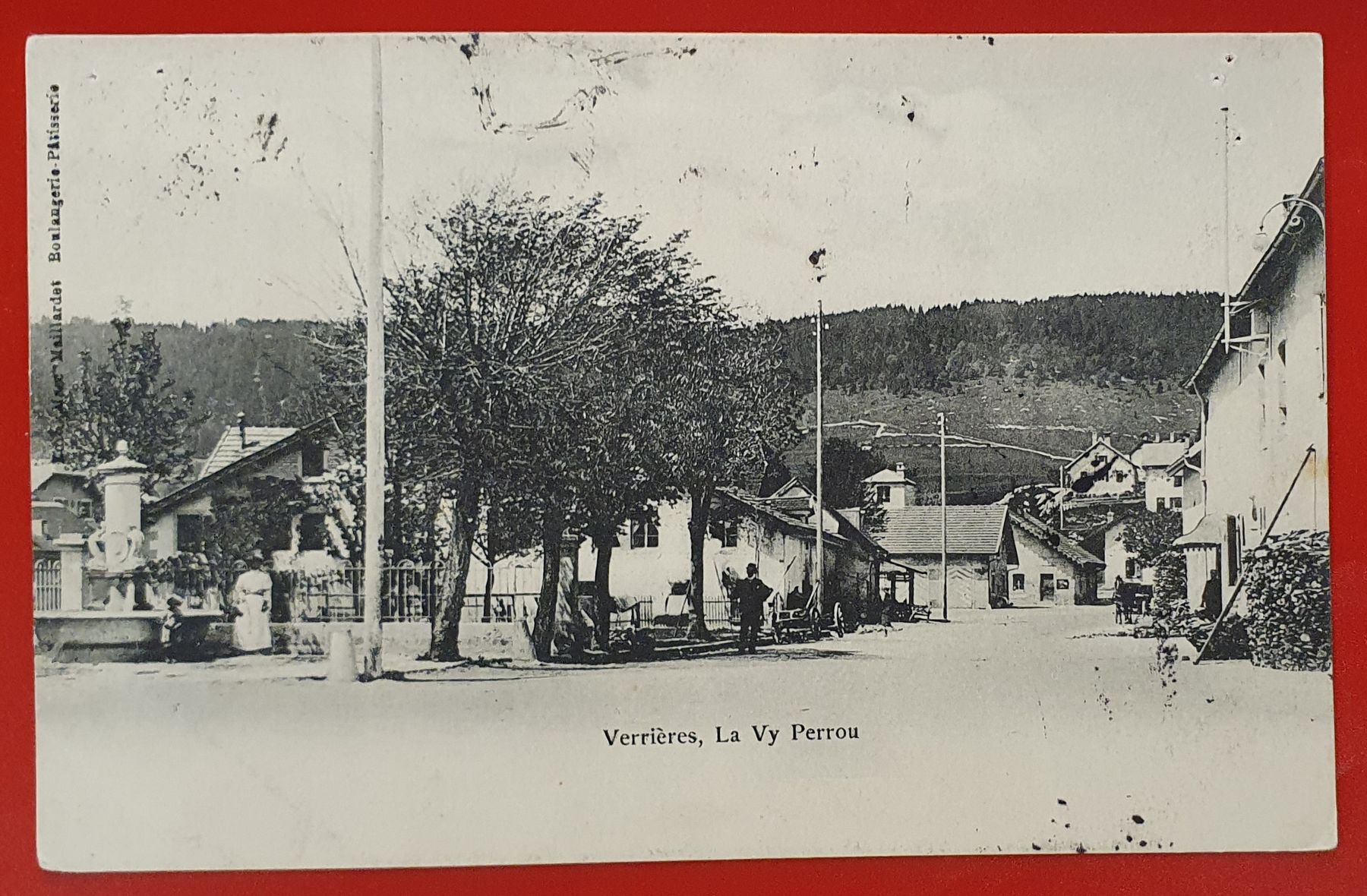 Ansichtskarten: Verrières 1909 - La Vy Perrou – Gebraucht aus Kreuzlingen von Rschweiz1