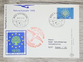 CL04 Carte Postale + Timbre Suisse 1970
