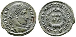 CONSTANTINE I bronze nummus (320-321 AD) in top Zustand !