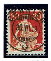 Helvetia 108 Vollstempel Cernier NE