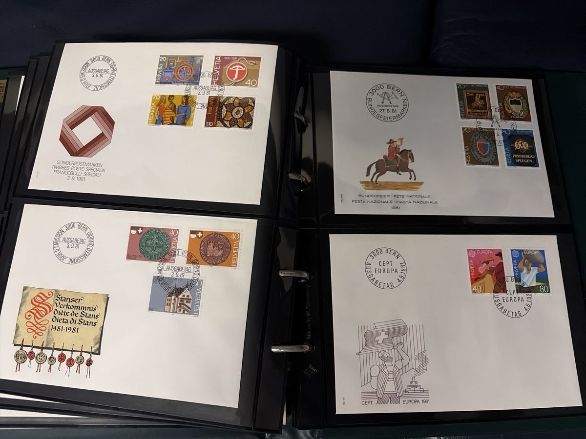 Tutti i francobolli: Briefmarken Schweiz - ca. 50 Ersttagsbriefe – Usato da Füllinsdorf venduto da Pimo3 8