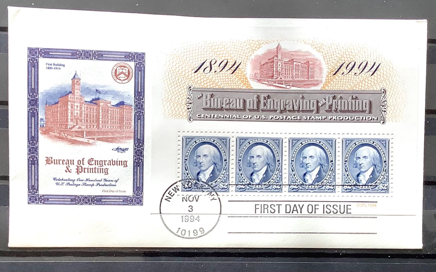 Alle Briefmarken: 1994 FDC USA Block 36 – Neu (gemäss Beschreibung) aus Liestal von Pep3