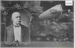 Graf Zeppelin - Luftschiff über dem Bodensee