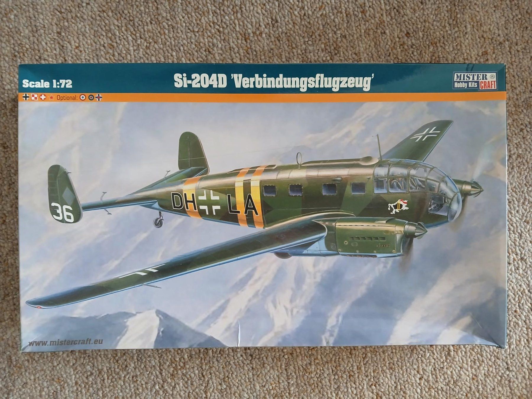 Schweizer Armee Kit di modellismo & Modellini statici: Schweizer Luftwaffe Siebel Si-204 D   M 1:72 – Nuovo e nell'imballaggio originale da Steffisburg venduto da ursusmaritimus 1