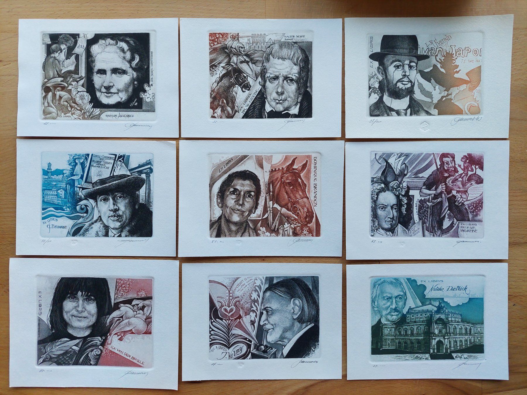 Dipinti: Sammlung Exlibris Hedwig Pauwels signiert – Usato da Obfelden venduto da Exlibris-Art 5