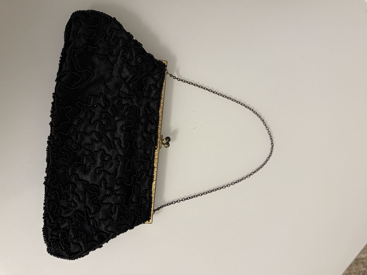 Borse da donna: Vintage Täschchen aus Seide perlenbedtickt – Usato da Bern venduto da Himmelsherold 1