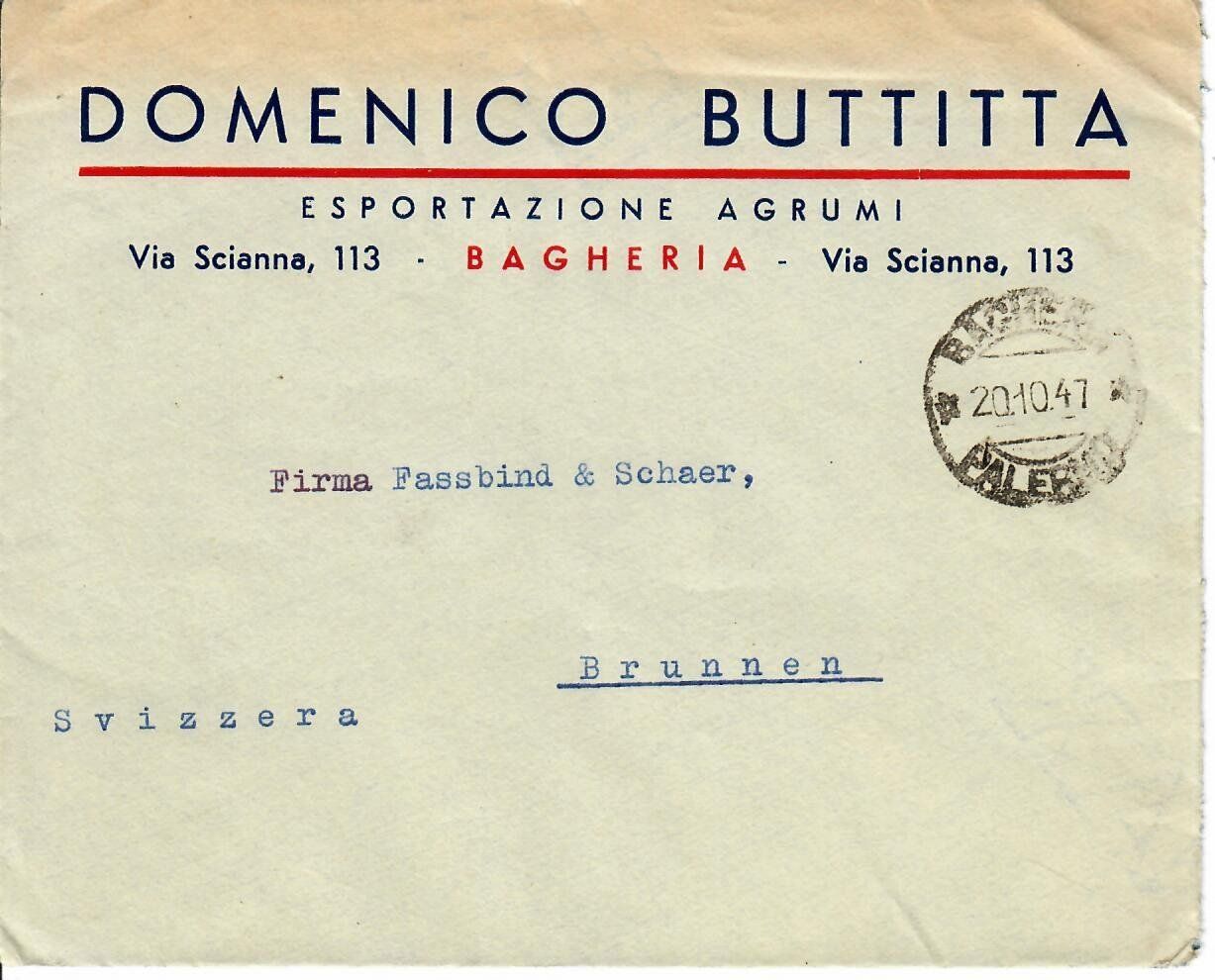 Tutti i francobolli: Brief, Italien 1947 – Usato da Hochdorf venduto da Ziegel-16 1