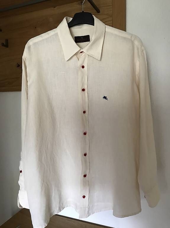 Camicette: Etro Leinenhemd, beige, Gr. 44 – Usato da Küsnacht ZH venduto da Mappel