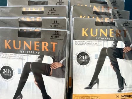 Strümpfe KUNERT Fly&Care 40/ Grafit/S