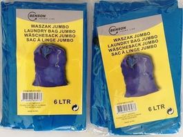2 x Wäschebeutel  mit Inhalt 6 Liter Jumbo XXL Aktion