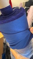 Stoffrolle blau StoffMeterware Handwerk Basteln Nähen